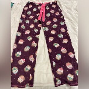 P.J. Salvage Purple Owl fleece Pajama pants